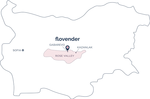 map of rose valley bulgaria 